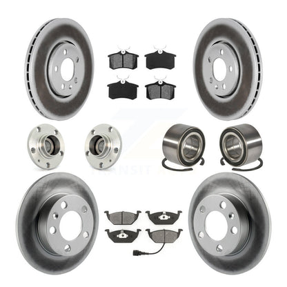 [Avant + Arrière] Kit de Roulement de roue pour 2000-2001 Volkswagen Golf 2.0L avec 288mm Diameter Rotor KBB-107967