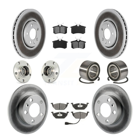 [Avant + Arrière] Kit de Roulement de roue pour 2000-2001 Volkswagen Golf 2.0L avec 288mm Diameter Rotor KBB-107967