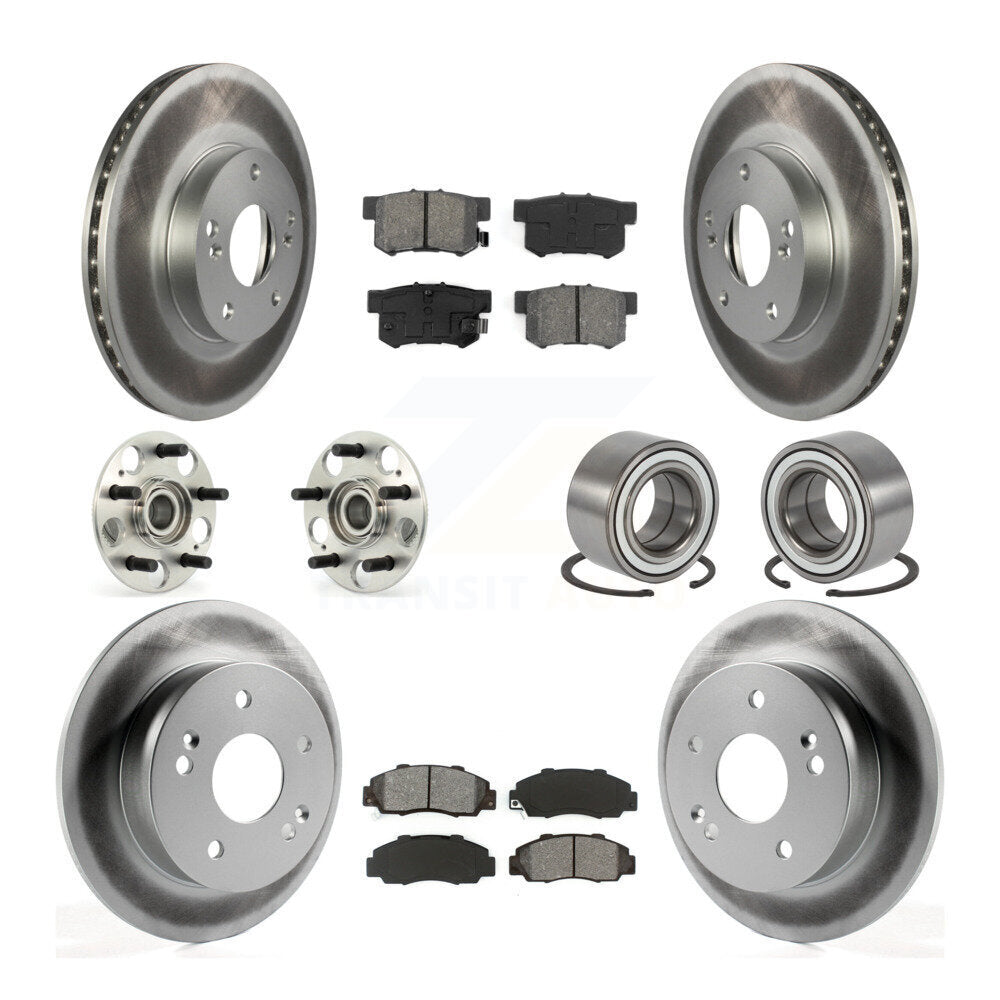 [Avant + Arrière] Kit de Roulement de roue pour 1998-2002 Honda Accord 3.0L avec rear brakes KBB-107974