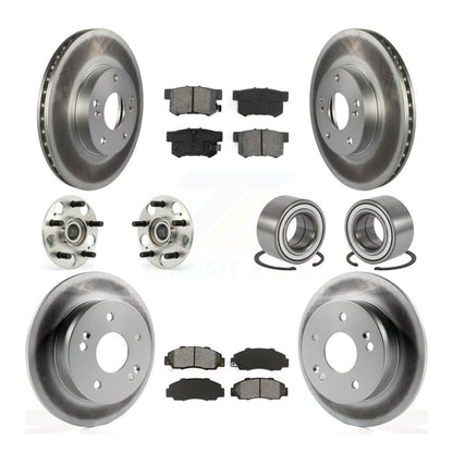 [Avant + Arrière] Kit de Roulement de roue pour 1998-2002 Honda Accord 3.0L avec rear brakes KBB-107974