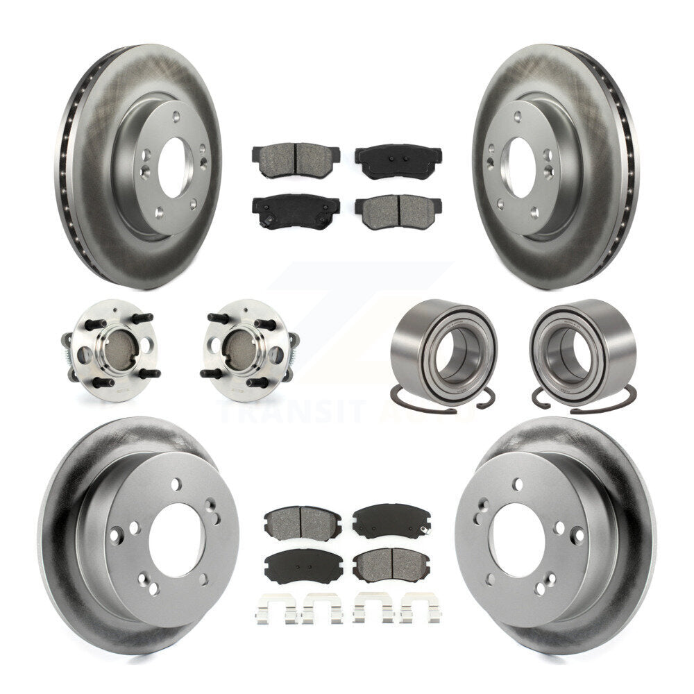 [Avant + Arrière] Kit de Roulement de roue pour 2005 Hyundai Sonata 4-Wheel ABS From 03 01 05 KBB-107990