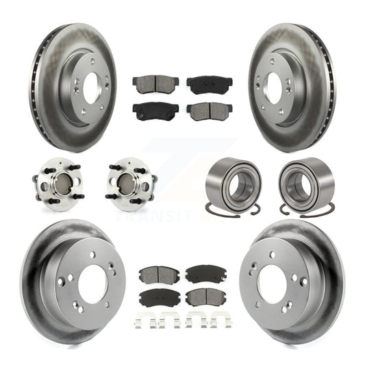 [Avant + Arrière] Kit de Roulement de roue pour 2005 Hyundai Sonata 4-Wheel ABS From 03 01 05 KBB-107990
