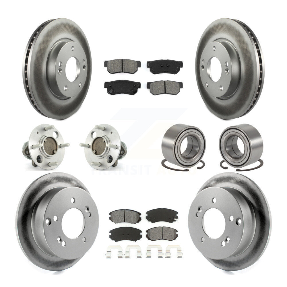 [Avant + Arrière] Kit de Roulement de roue pour 2005 Hyundai Sonata Non-ABS From 03 01 05 KBB-107995