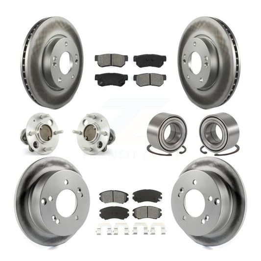 [Avant + Arrière] Kit de Roulement de roue pour 2005 Hyundai Sonata Non-ABS From 03 01 05 KBB-107995
