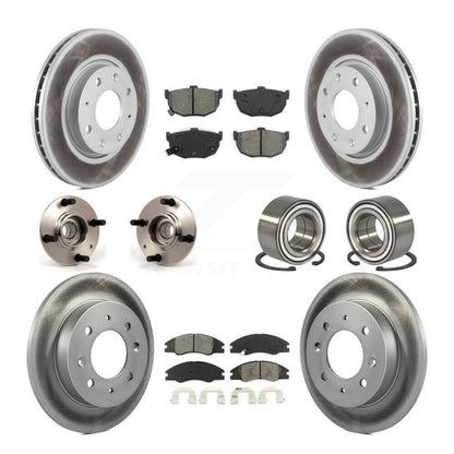 [Avant + Arrière] Kit de Roulement de roue pour 2005-2009 Kia Spectra Spectra5 Non-ABS KBB-108003