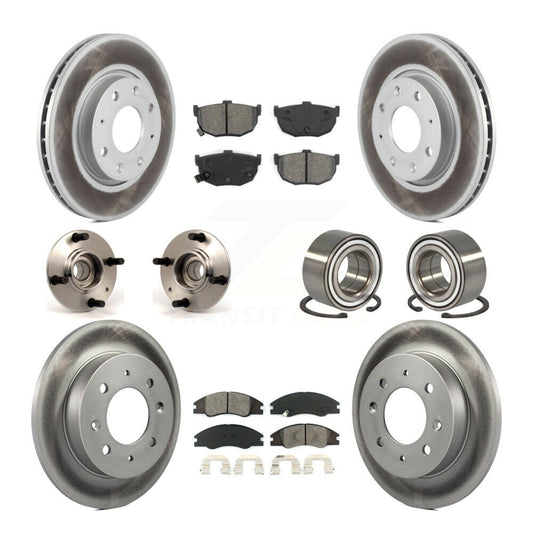 [Avant + Arrière] Kit de Roulement de roue pour 2005-2009 Kia Spectra Spectra5 Non-ABS KBB-108003