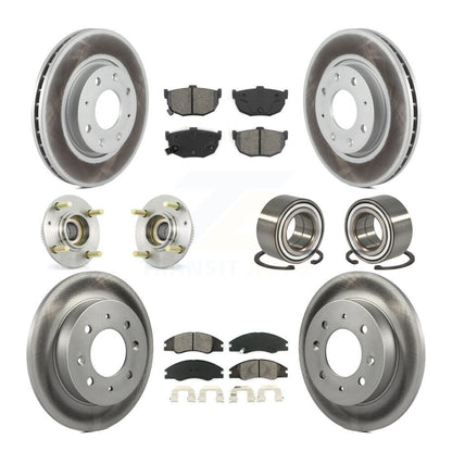 [Avant + Arrière] Kit de Roulement de roue pour 2005-2009 Kia Spectra Spectra5 4-Wheel ABS KBB-108006