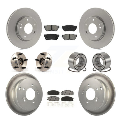 [Avant + Arrière] Kit de Roulement de roue pour 2001-2006 Hyundai Santa Fe FWD avec Non-ABS avec 276mm Diameter KBB-108007