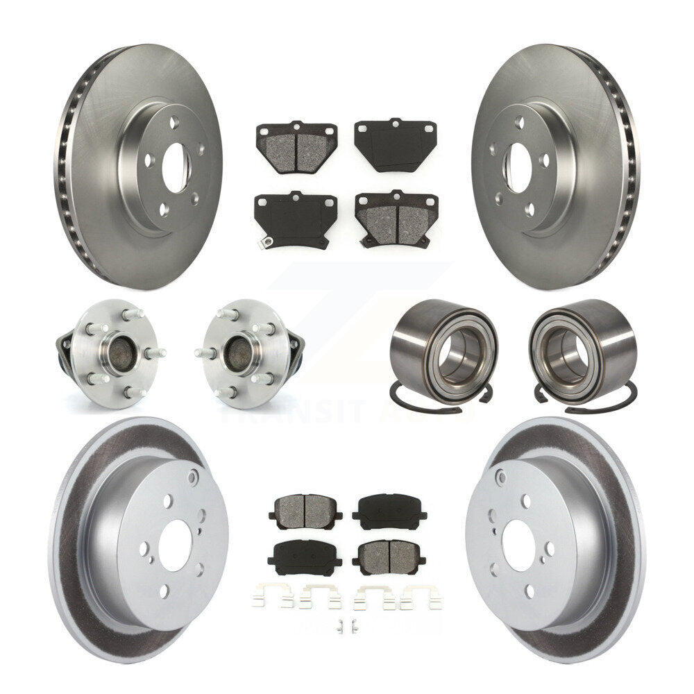 [Avant + Arrière] Kit de Roulement de roue pour Toyota Corolla Matrix Pontiac Vibe KBB-108010