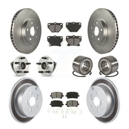 [Avant + Arrière] Kit de Roulement de roue pour Toyota Matrix Pontiac Vibe FWD avec Non-ABS KBB-108012