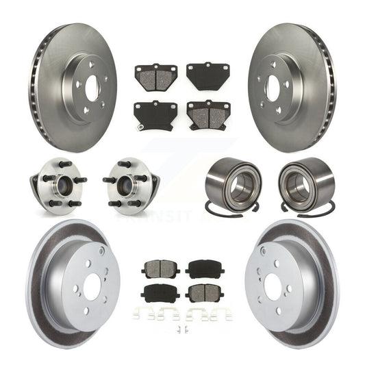[Avant + Arrière] Kit de Roulement de roue pour Toyota Matrix Pontiac Vibe FWD avec Non-ABS KBB-108012