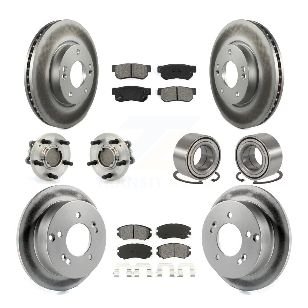 [Avant + Arrière] Kit de Roulement de roue pour Hyundai Sonata Kia Optima Magentis KBB-108024