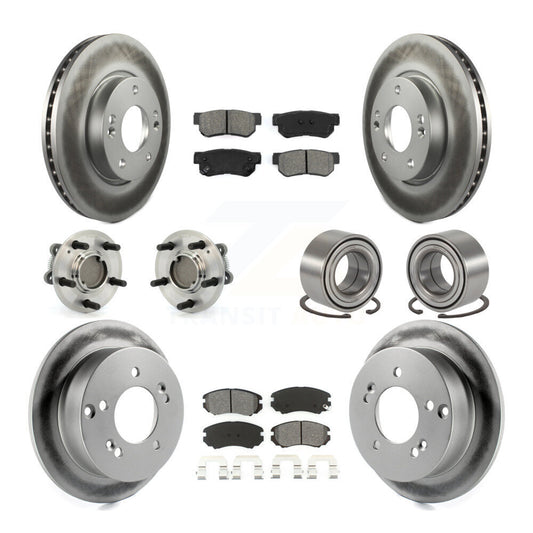 [Avant + Arrière] Kit de Roulement de roue pour Hyundai Sonata Kia Optima Magentis KBB-108024