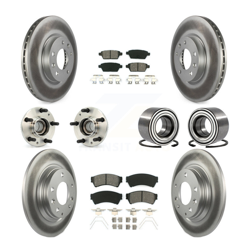 [Avant + Arrière] Kit de Roulement de roue pour Ford Fusion Lincoln MKZ Mercury Milan Mazda 6 Zephyr KBB-108030