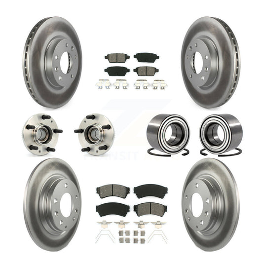 [Avant + Arrière] Kit de Roulement de roue pour Ford Fusion Lincoln MKZ Mercury Milan Mazda 6 Zephyr KBB-108030