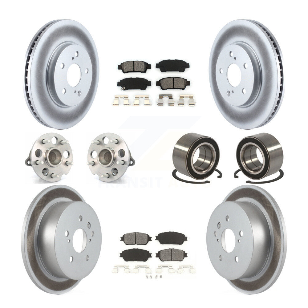 [Avant + Arrière] Kit de Roulement de roue pour 2004-2010 Toyota Sienna FWD KBB-108034