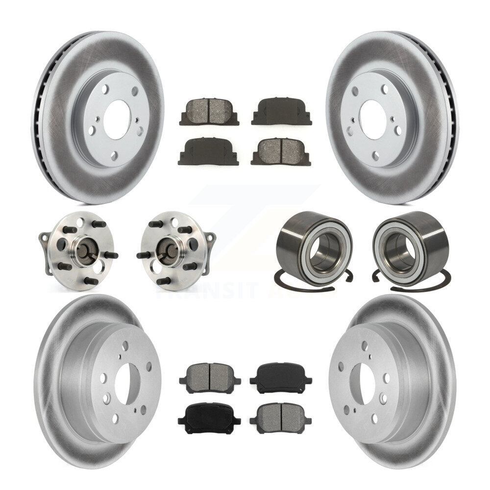 [Avant + Arrière] Kit de Roulement de roue pour 2000-2001 Toyota Camry 3.0L avec 4-Wheel ABS Vehicles Manufactured In Japan KBB-108050