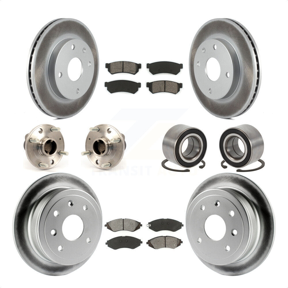 [Avant + Arrière] Kit de Roulement de roue pour Suzuki Forenza Reno Chevrolet Optra KBB-108052 par Transit Auto