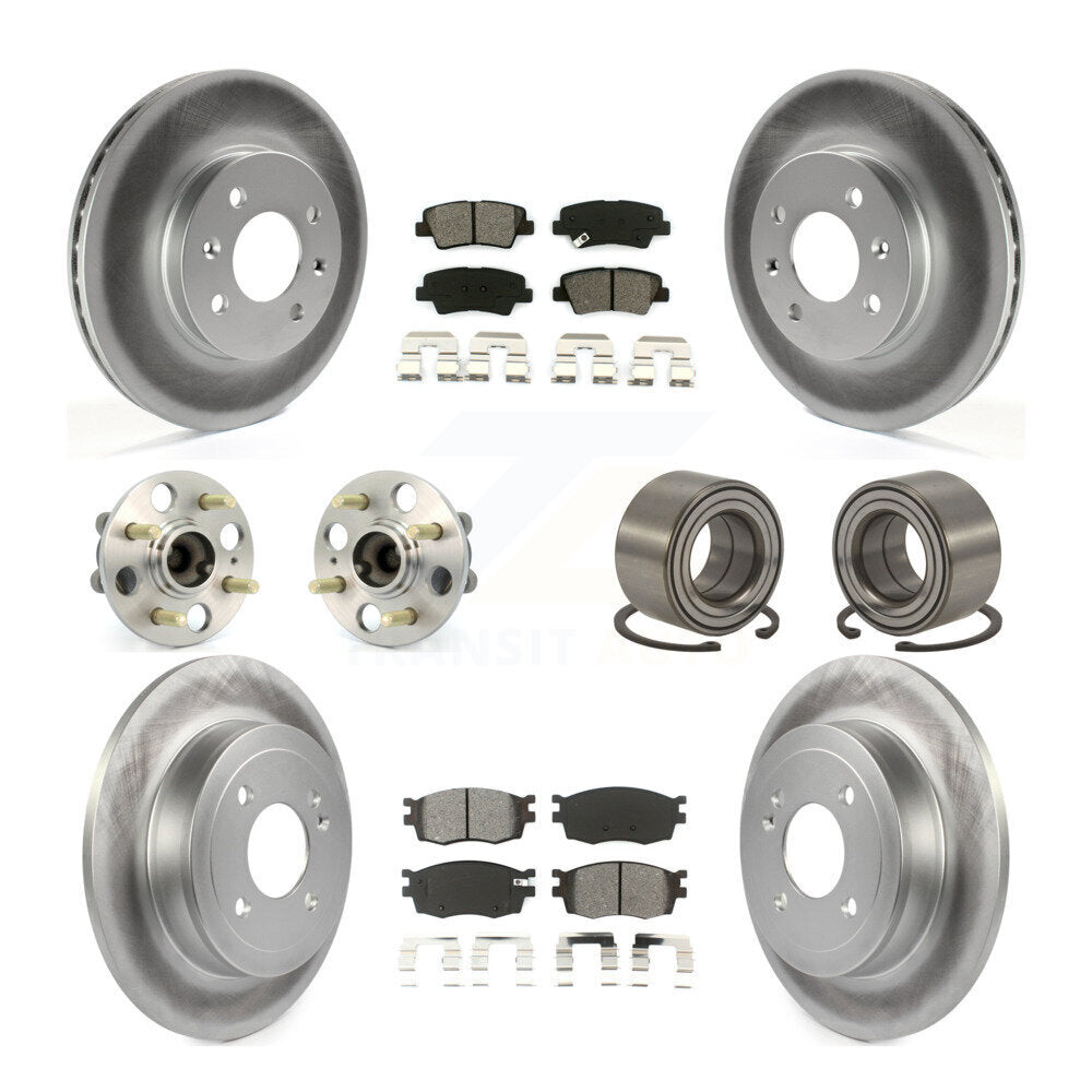 [Avant + Arrière] Kit de Roulement de roue pour 2011 Hyundai Accent 4-Wheel ABS KBB-108060