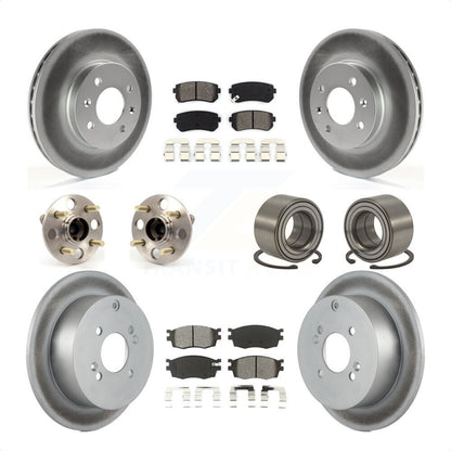 [Avant + Arrière] Kit de Roulement de roue pour Hyundai Accent Kia Rio Rio5 Non-ABS KBB-108061 par Transit Auto