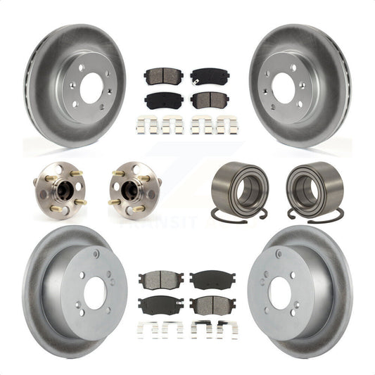 [Avant + Arrière] Kit de Roulement de roue pour Hyundai Accent Kia Rio Rio5 Non-ABS KBB-108061 par Transit Auto