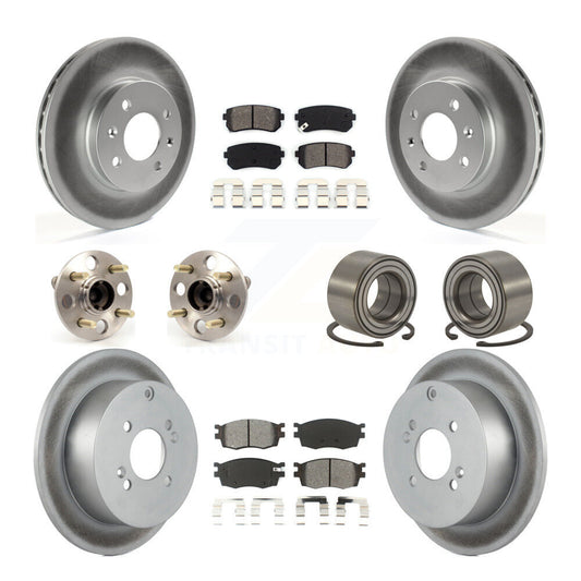 [Avant + Arrière] Kit de Roulement de roue pour Hyundai Accent Kia Rio Rio5 Non-ABS KBB-108061