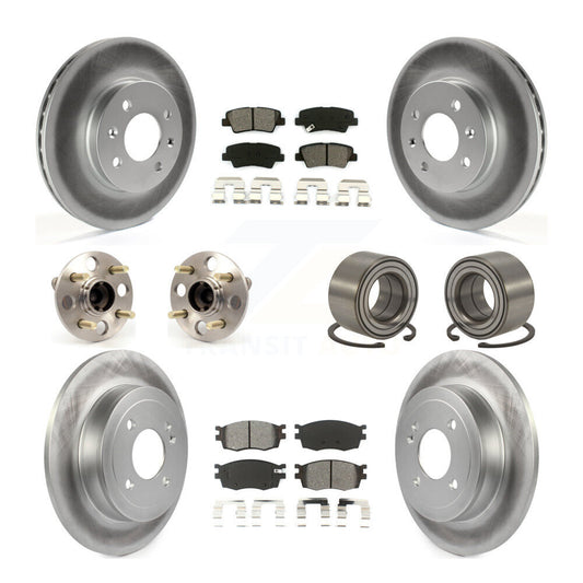 [Avant + Arrière] Kit de Roulement de roue pour 2011 Hyundai Accent Non-ABS KBB-108062