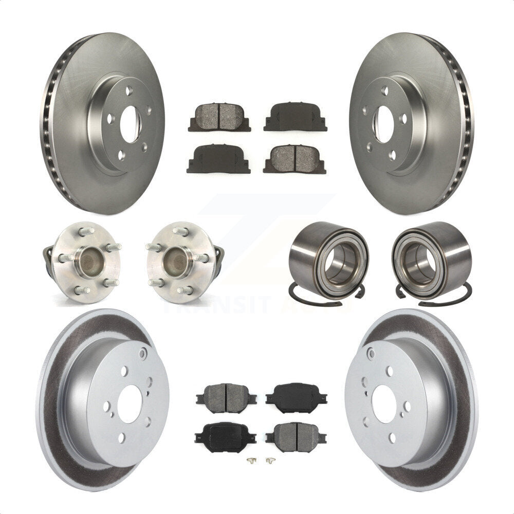 [Avant + Arrière] Kit de Roulement de roue pour 2005-2010 Scion tC KBB-108067 par Transit Auto