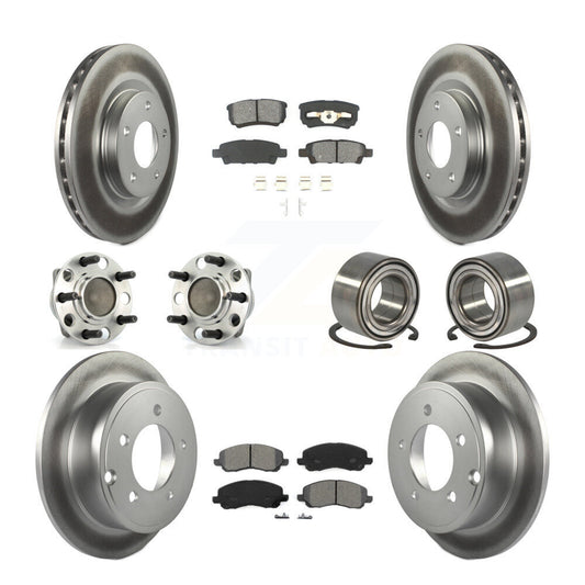 [Avant + Arrière] Kit de Roulement de roue pour 2007 Dodge Caliber FWD avec Drum rear brakes Non-ABS avec 294mm Diameter KBB-108069