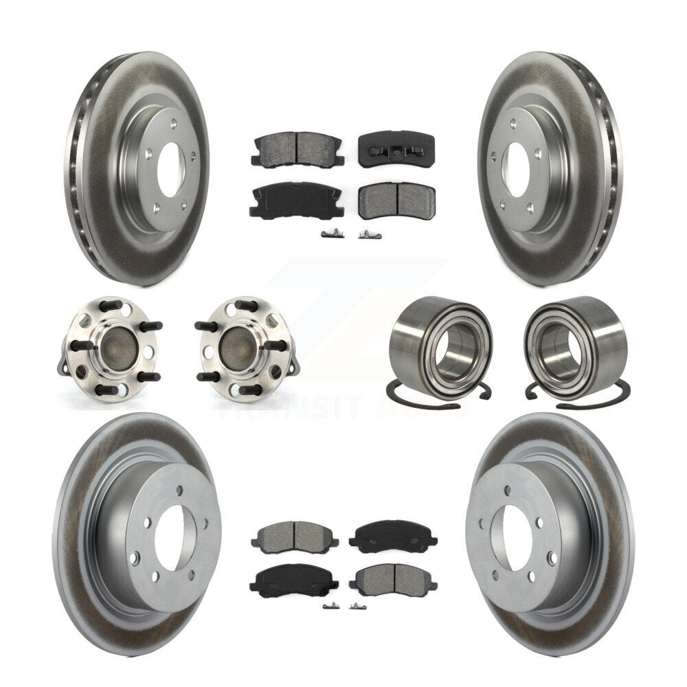 [Avant + Arrière] Kit de Roulement de roue pour Jeep Patriot Compass avec 302mm Diameter Rotor FWD KBB-108072