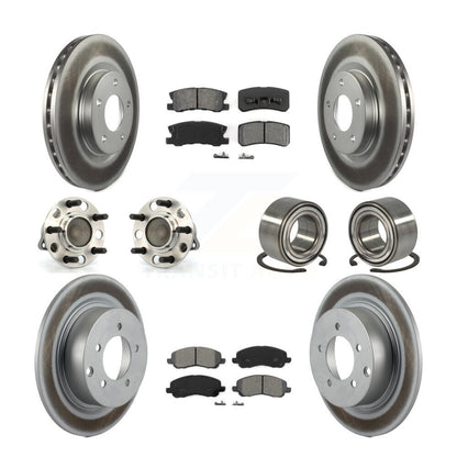 [Avant + Arrière] Kit de Roulement de roue pour Jeep Patriot Compass avec 302mm Diameter Rotor FWD KBB-108072