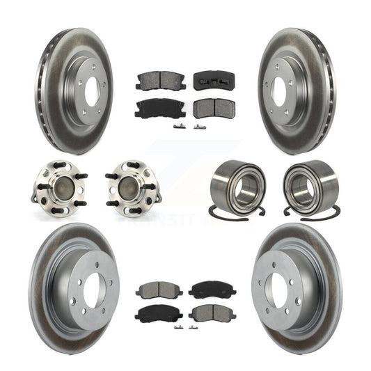 [Avant + Arrière] Kit de Roulement de roue pour Jeep Patriot Compass avec 302mm Diameter Rotor FWD KBB-108072