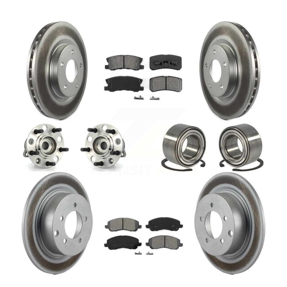 [Avant + Arrière] Kit de Roulement de roue pour Jeep Patriot Compass avec 302mm Diameter Rotor KBB-108075