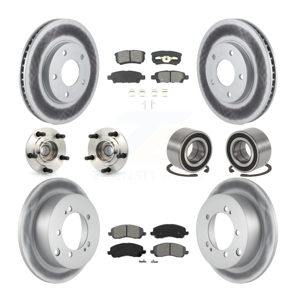 [Avant + Arrière] Kit de Roulement de roue pour 2004-2006 Mitsubishi Lancer Ralliart KBB-108078