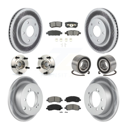 [Avant + Arrière] Kit de Roulement de roue pour 2004-2006 Mitsubishi Lancer Ralliart KBB-108078