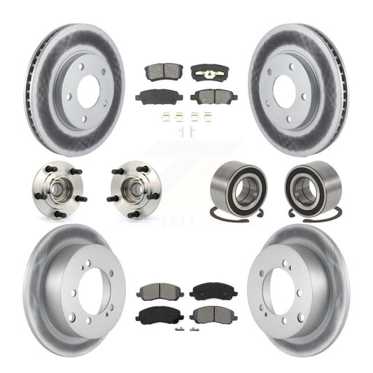 [Avant + Arrière] Kit de Roulement de roue pour 2004-2006 Mitsubishi Lancer Ralliart KBB-108078