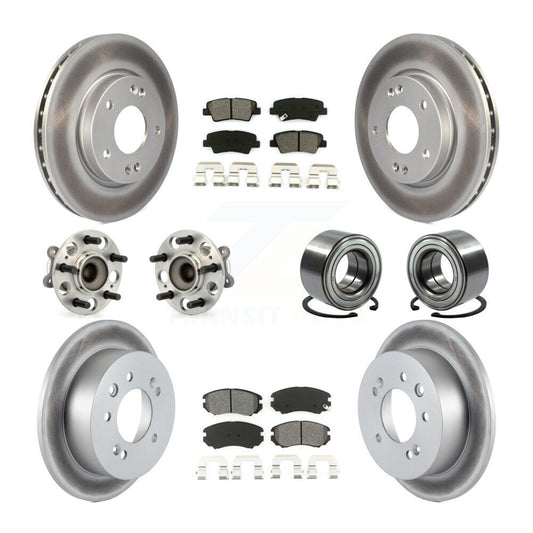 [Avant + Arrière] Kit de Roulement de roue pour 2010 Hyundai Elantra Sedan avec 4-Wheel ABS From 03 23 10 KBB-108081