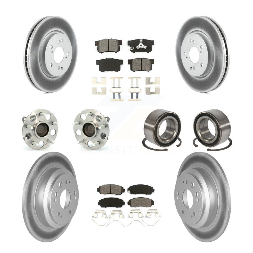 [Avant + Arrière] Kit de Roulement de roue pour 2013-2015 Honda Crosstour FWD KBB-108089