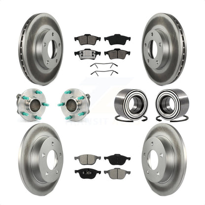 [Avant + Arrière] Kit de Roulement de roue pour 2005 Mazda 3 2.0L avec Non-ABS From 01 05 KBB-108101 par Transit Auto