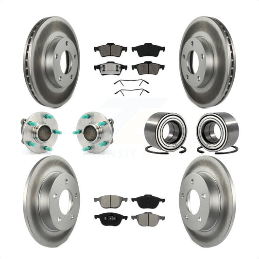 [Avant + Arrière] Kit de Roulement de roue pour 2005 Mazda 3 2.0L avec Non-ABS From 01 05 KBB-108101 par Transit Auto