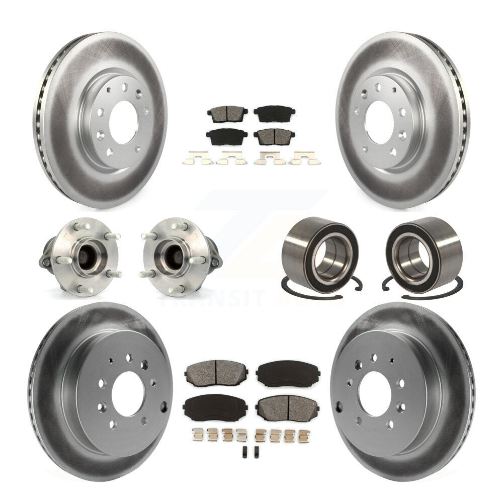 [Avant + Arrière] Kit de Roulement de roue pour 2007-2012 Mazda CX-7 FWD KBB-108102