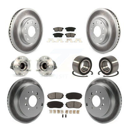 [Avant + Arrière] Kit de Roulement de roue pour 2007-2012 Mazda CX-7 FWD KBB-108102