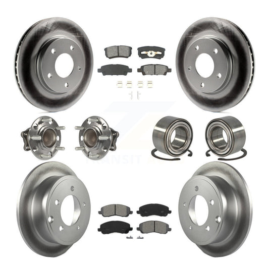 [Avant + Arrière] Kit de Roulement de roue pour 2008-2009 Mitsubishi Lancer DE avec FWD Non-ABS KBB-108113