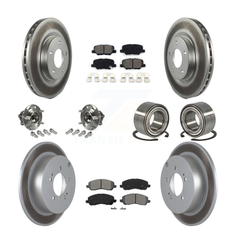 [Avant + Arrière] Kit de Roulement de roue pour 2013 Mitsubishi Outlander AWD avec 3.0L sans 7 Passenger Seating KBB-108117 par Transit Auto