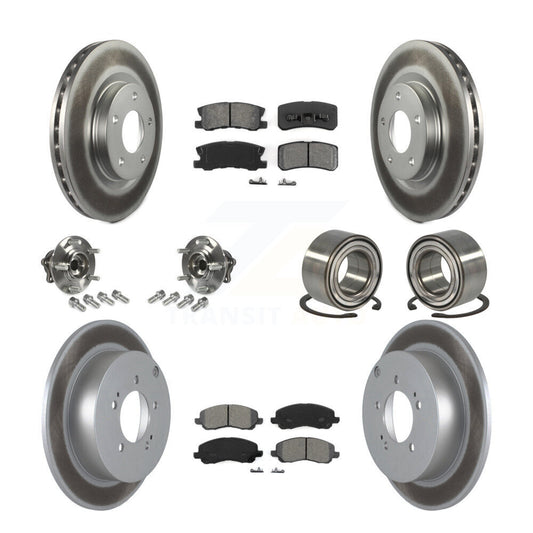 [Avant + Arrière] Kit de Roulement de roue pour Mitsubishi Outlander sans 7 Passenger Seating KBB-108118