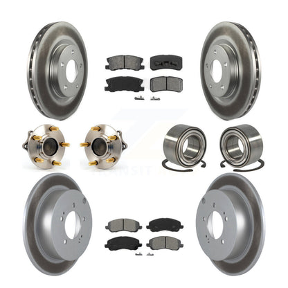 [Avant + Arrière] Kit de Roulement de roue pour 2011 Mitsubishi Outlander FWD avec 3.0L sans 7 Passenger Seating KBB-108126