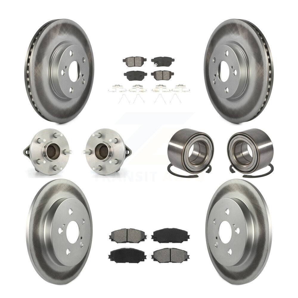 [Avant + Arrière] Kit de Roulement de roue pour Toyota Corolla Matrix Pontiac Vibe KBB-108129