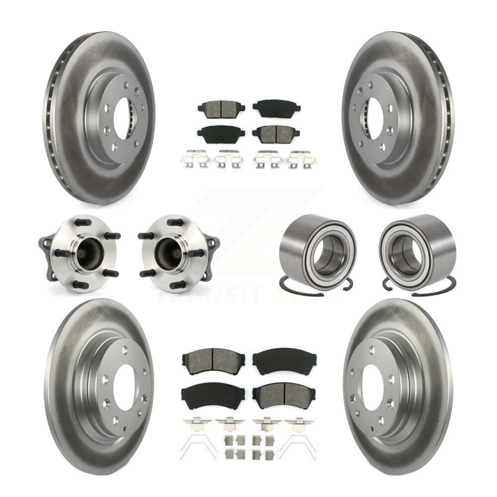 [Avant + Arrière] Kit de Roulement de roue pour 2009-2013 Mazda 6 3.7L KBB-108137