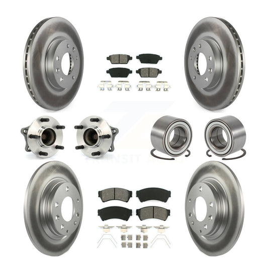 [Avant + Arrière] Kit de Roulement de roue pour 2009-2013 Mazda 6 3.7L KBB-108137