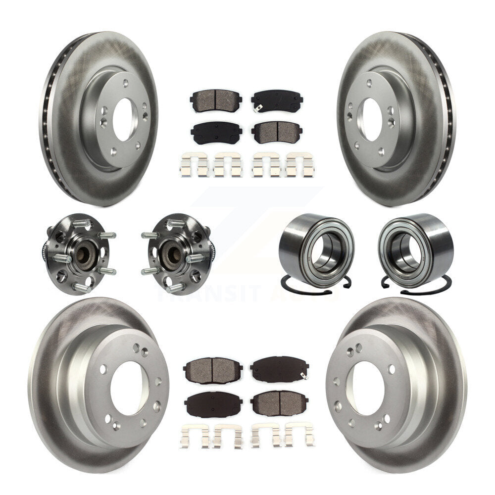 [Avant + Arrière] Kit de Roulement de roue pour 2010 Hyundai Elantra Hatchback avec Non-ABS KBB-108138